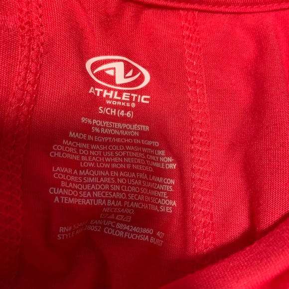 Athletic tank top size s(4-6) color pink - Picture 10 of 10